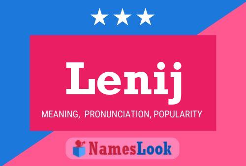 Lenij Name Poster