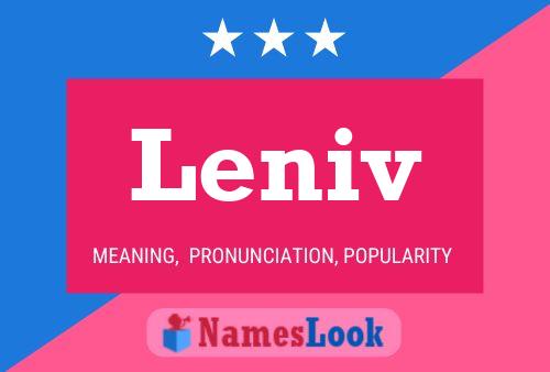 Leniv Name Poster