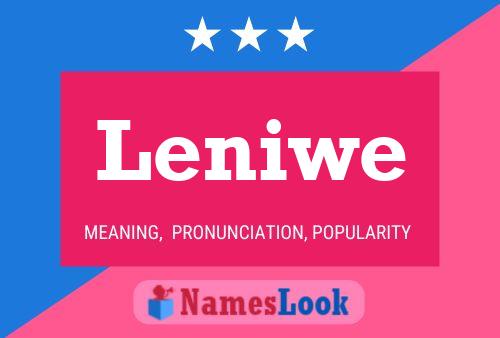 Leniwe Name Poster