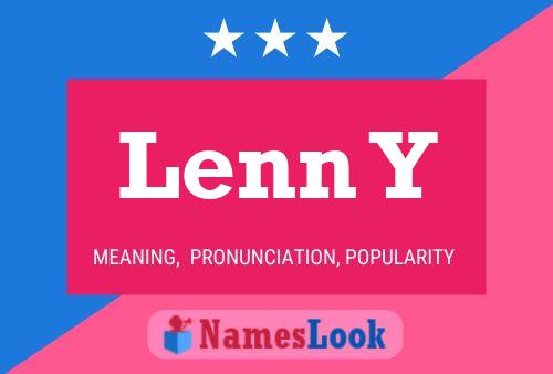 Lenn Y Name Poster