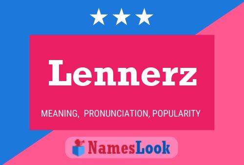 Lennerz Name Poster