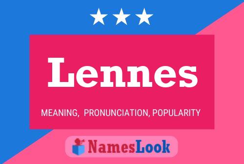 Lennes Name Poster