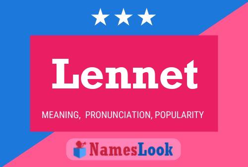 Lennet Name Poster