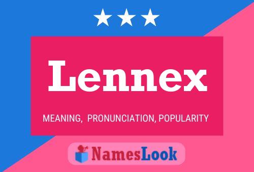 Lennex Name Poster