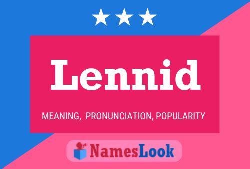 Lennid Name Poster