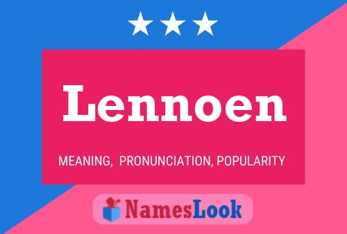 Lennoen Name Poster