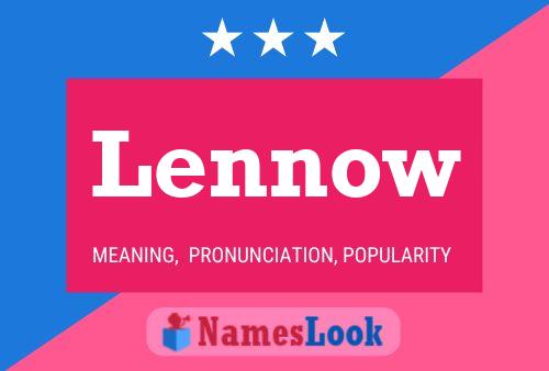 Lennow Name Poster