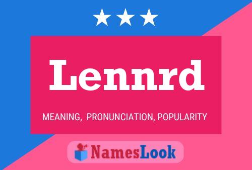 Lennrd Name Poster