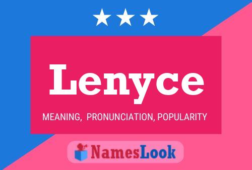 Lenyce Name Poster