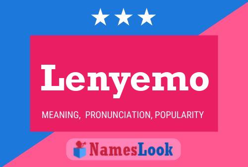 Lenyemo Name Poster