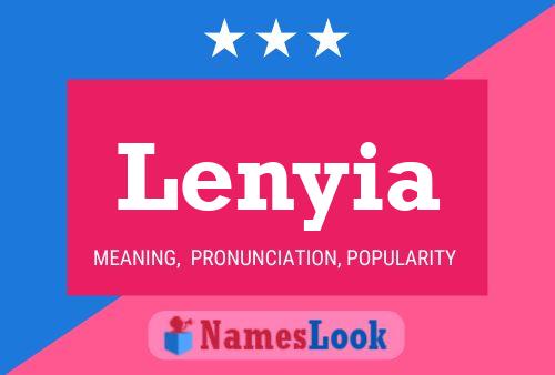 Lenyia Name Poster