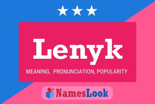 Lenyk Name Poster