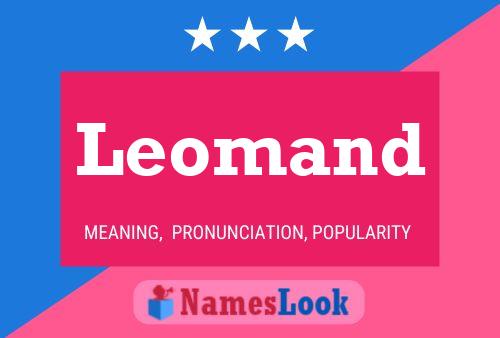 Leomand Name Poster