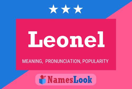 Leonel Name Poster