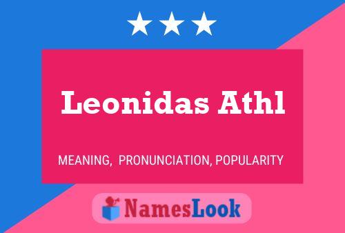 Leonidas Athl Name Poster