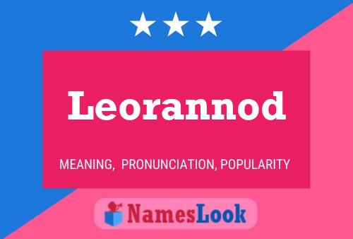 Leorannod Name Poster