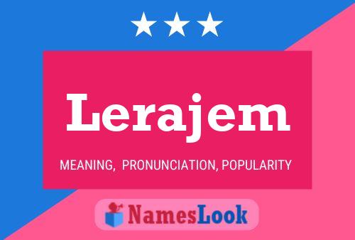 Lerajem Name Poster