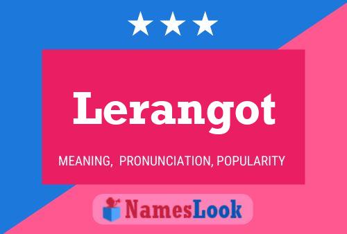 Lerangot Name Poster