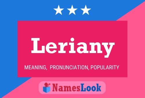 Leriany Name Poster