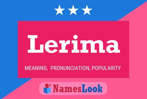 Lerima Name Poster