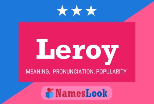 Leroy Name Poster