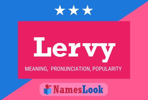 Lervy Name Poster