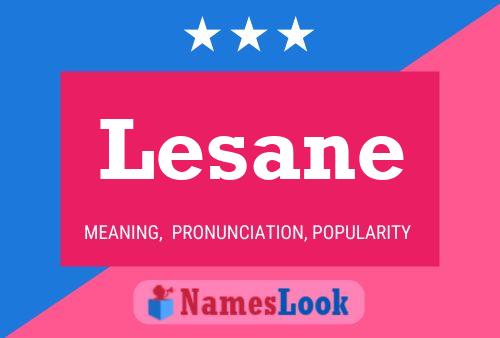 Lesane Name Poster