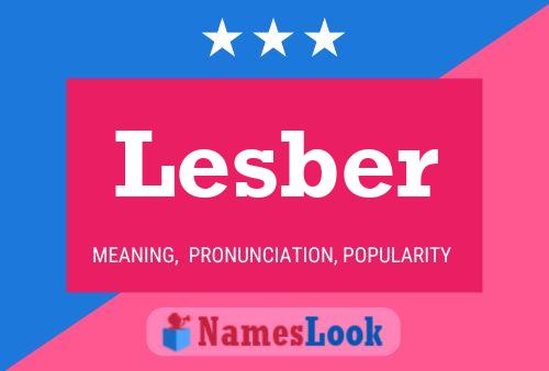 Lesber Name Poster