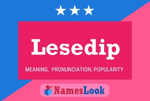 Lesedip Name Poster