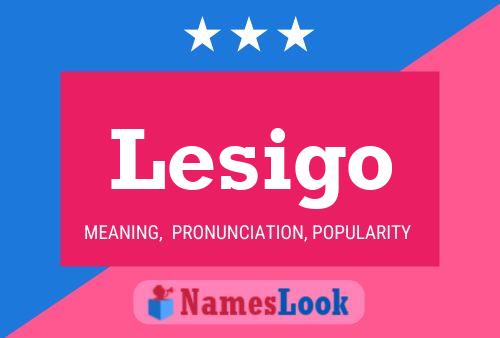 Lesigo Name Poster