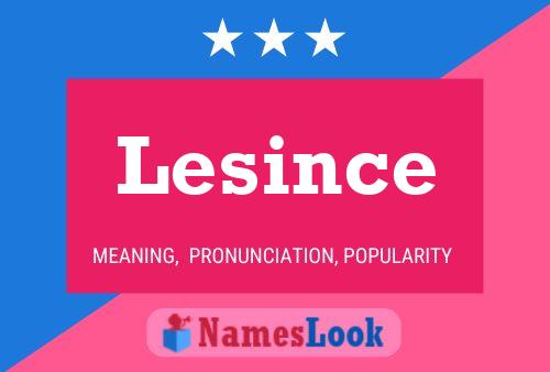 Lesince Name Poster