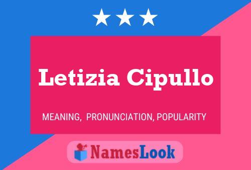 Letizia Cipullo Name Poster