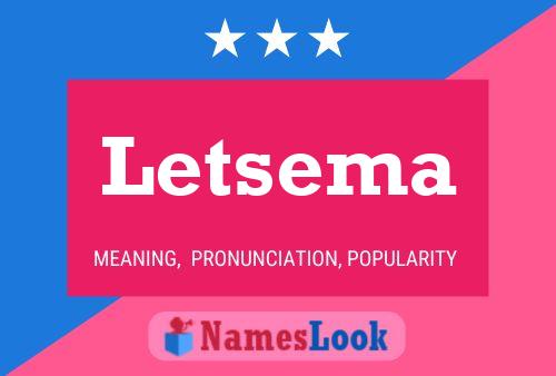 Letsema Name Poster