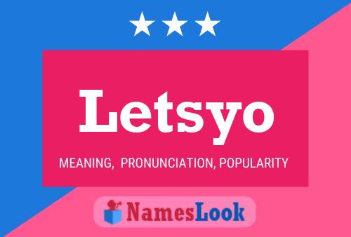 Letsyo Name Poster