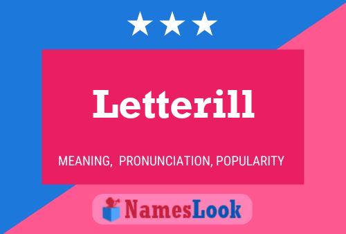 Letterill Name Poster