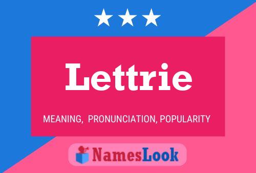 Lettrie Name Poster