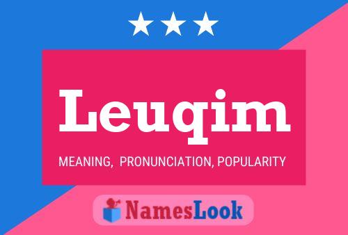 Leuqim Name Poster