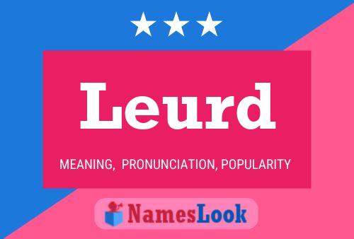 Leurd Name Poster