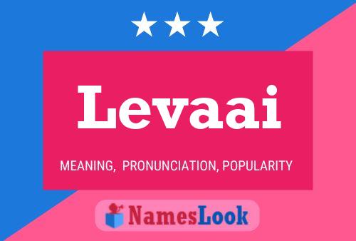 Levaai Name Poster