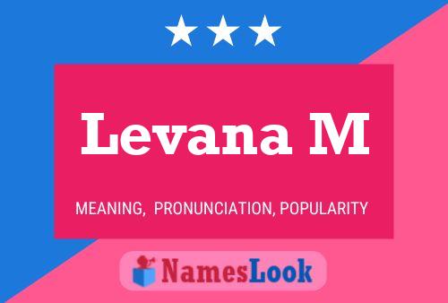 Levana M Name Poster