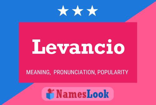 Levancio Name Poster