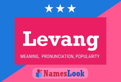 Levang Name Poster