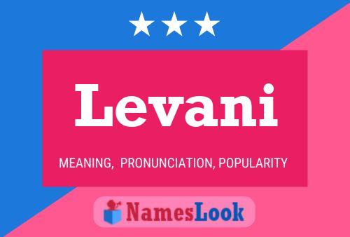 Levani Name Poster