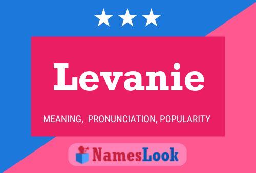 Levanie Name Poster