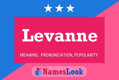 Levanne Name Poster