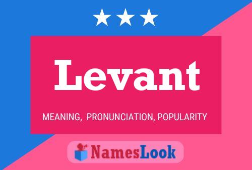 Levant Name Poster