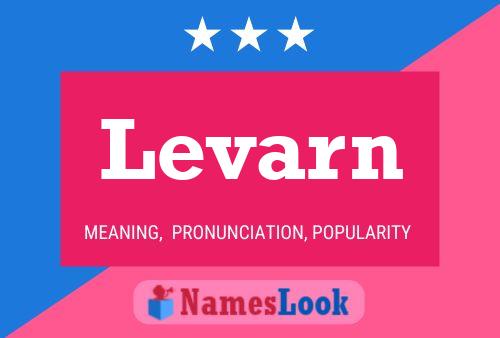 Levarn Name Poster