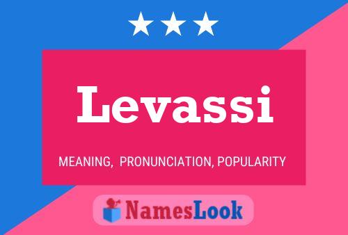 Levassi Name Poster