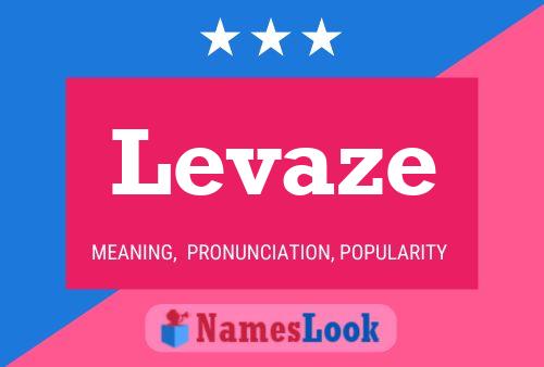 Levaze Name Poster