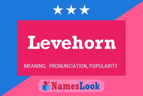 Levehorn Name Poster